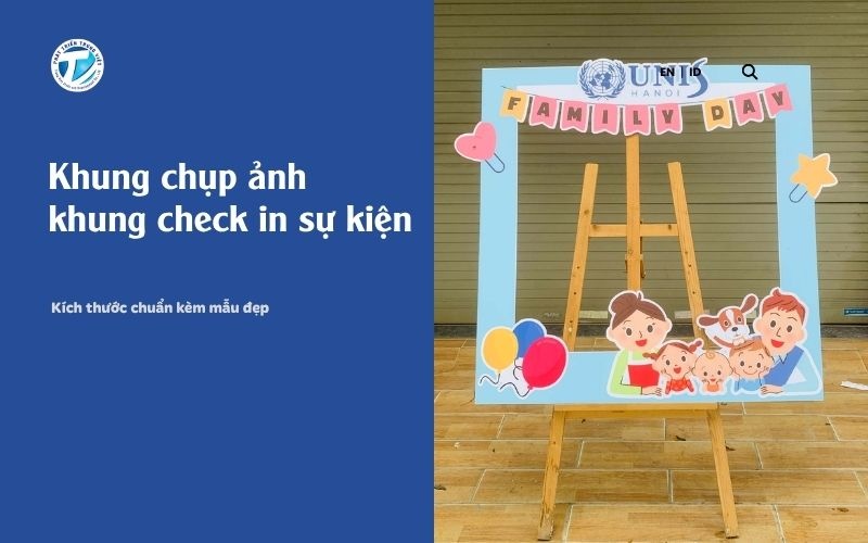 Khung chụp ảnh, khung check in sự kiện - Kích thước chuẩn kèm mẫu đẹp